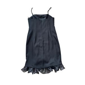 JBS Boutique, Womens Cocktail Dress, size 10, Black, flared, ruffle